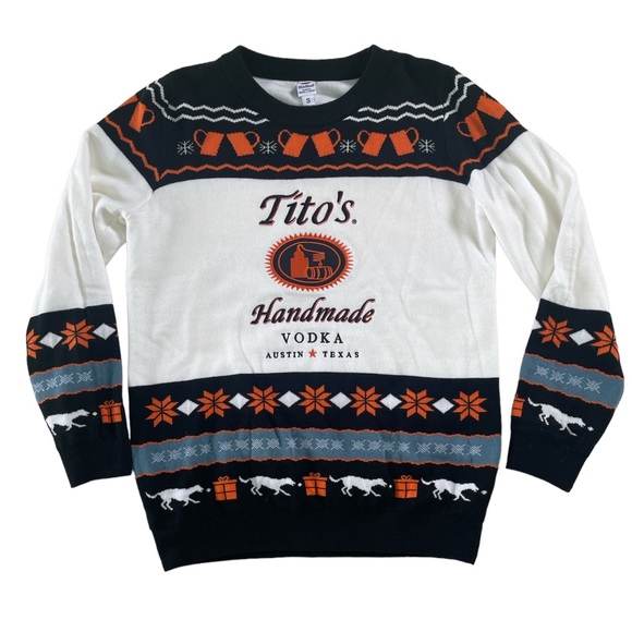 Titoâs Handmade Vodka | Sweaters | Titos Vodka Ugly Christmas Sweater 220 Edition Sz M Unisex 